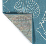 Ambrosi Indoor/Outdoor Soft Area Rug Light Blue