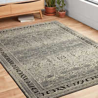 Millennium Collection Soft Area Rug, Grey/Charcoal