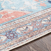 Vintage Global Printed Machine Washable Area Soft Rug