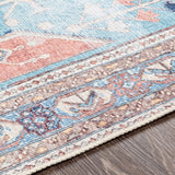 Vintage Global Printed Machine Washable Area Soft Rug