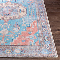 Vintage Global Printed Machine Washable Area Soft Rug