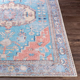 Vintage Global Printed Machine Washable Area Soft Rug