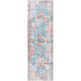Vintage Global Printed Machine Washable Area Soft Rug