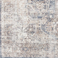 Traditional Medallion Machine Washable Area Soft Rug
