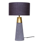 Aurelle Home Light Grey Concrete Contemporary Table Lamp