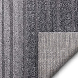 k Grey Geometric Stripes Pattern Area Rug