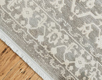Traditional Distressed Vintage Classic Light Gray Soft Area Rug