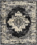 Black Distressed Persian Area Rugs