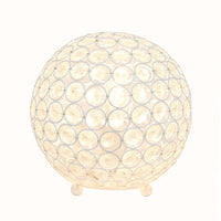 Modern Metal Chrome 8 inch Lamp