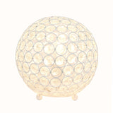 Modern Metal Chrome 8 inch Lamp