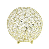 Modern Metal Chrome 8 inch Lamp