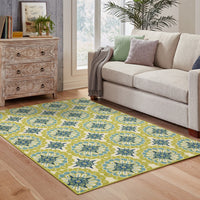 Carrington Mariefred Floral Indoor/ Outdoor Area Rug