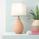 14 inch Ceramic Crafted Table Lamp