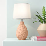 14 inch Ceramic Crafted Table Lamp