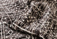 Beverly Anthracite Modern Vintage Distressed soft Area Rug