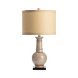 Darby Bronze Washed Wood 28"H Table Lamp - 28'' H x 15'' W x 15'' D