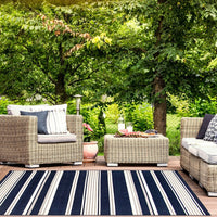 Indoor/Outdoor Stripes Rug- Multiple Colors