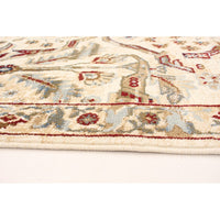 Ivory Floral Casual Soft Rug