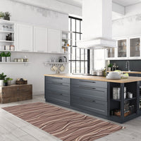 Bellisima Wave Casual Soft Brown Rug