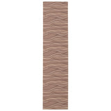 Bellisima Wave Casual Soft Brown Rug