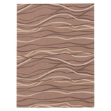 Bellisima Wave Casual Soft Brown Rug