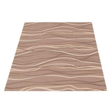 Bellisima Wave Casual Soft Brown Rug