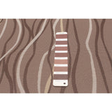 Bellisima Wave Casual Soft Brown Rug
