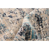 Grey Blue Bijar Casual Soft Area Rug