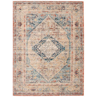 Grey Blue Bijar Casual Soft Area Rug