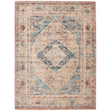 Grey Blue Bijar Casual Soft Area Rug