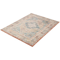 Grey Blue Bijar Casual Soft Area Rug