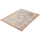 Grey Blue Bijar Casual Soft Area Rug