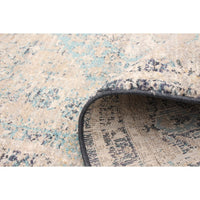 Grey Blue Bijar Casual Soft Area Rug