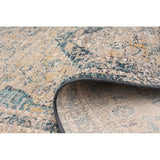 Grey Blue Bijar Casual Soft Area Rug
