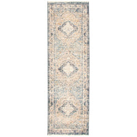 Grey Blue Bijar Casual Soft Area Rug