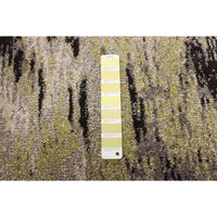 Abstract Ivory Green Casual Soft Rug