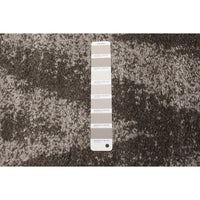 Grey Zig Zag Casual Soft Rug