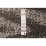 Grey Zig Zag Casual Soft Rug