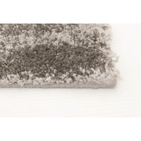 Grey Zig Zag Casual Soft Rug