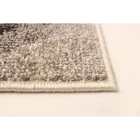 Abstract Ivory Brown Casual Soft Rug