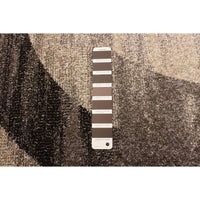 Abstract Ivory Brown Casual Soft Rug