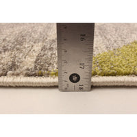 Abstract Ivory Brown Casual Soft Rug