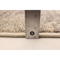 Abstract Ivory Brown Casual Soft Rug