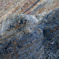 Navy Tan Evoke Casual Soft Rug