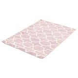 Flat-weave Marrakech Purple Wool Kilim
