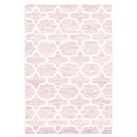 Flat-weave Marrakech Purple Wool Kilim