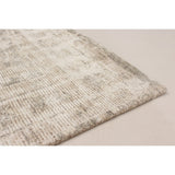 Hand Loomed Galleria Beige, Grey Silk Soft Rug