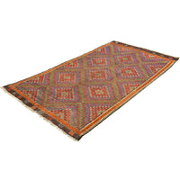 Hand Woven Bohemian Red Wool Sumak