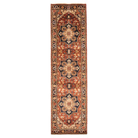 Hand-knotted Jules-Sultane Dark Copper Wool Soft Rug