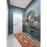 Hand-knotted Jules-Sultane Dark Copper Wool Soft Rug